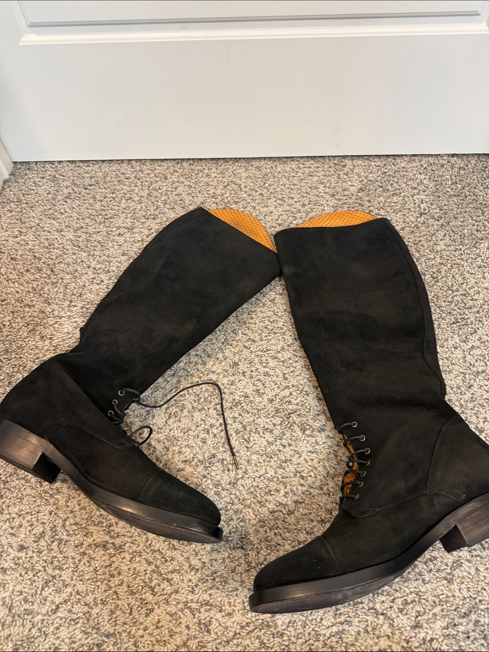 COBRA SOCIETY Javier Black MENS suede Tall Boots 11 NWT